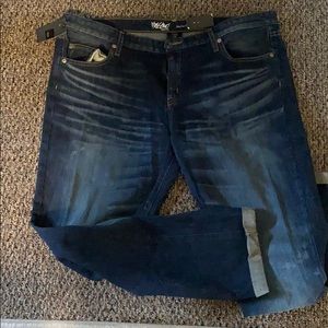 Boyfriend jeans/dark wash